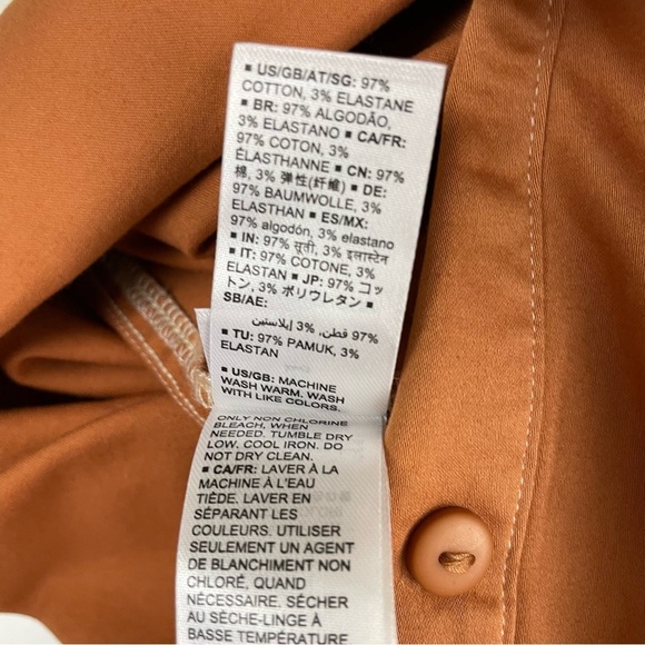 The Drop x victoria.dahlberg Rust Orange Utility Jumpsuit NWOT Medium - Picture 13 of 14